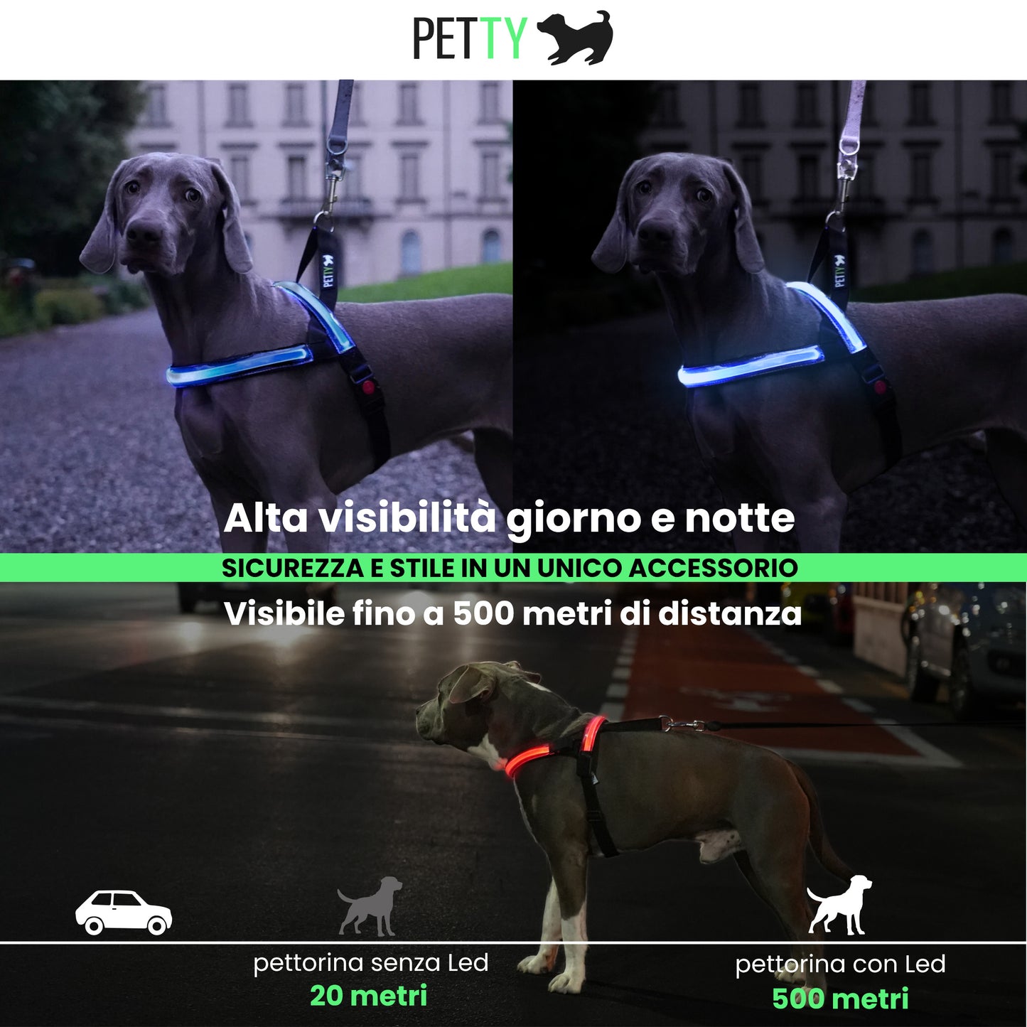 Pettorina N Led