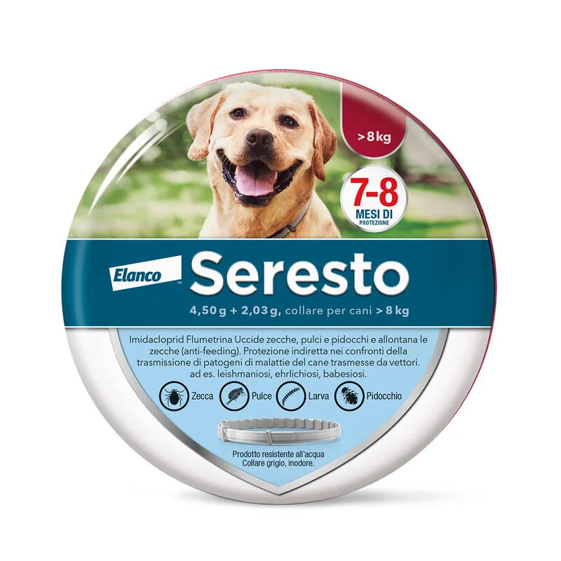Collare Seresto per cani oltre 8 kg