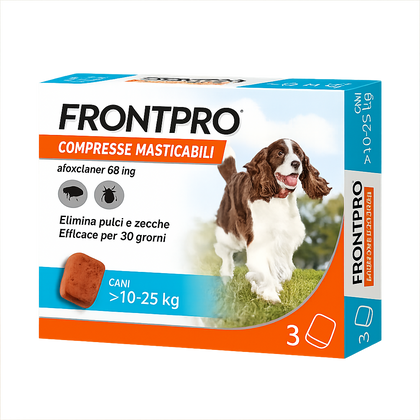 FRONTPRO COMPRESSA MASTICABILE CANI 3CPR