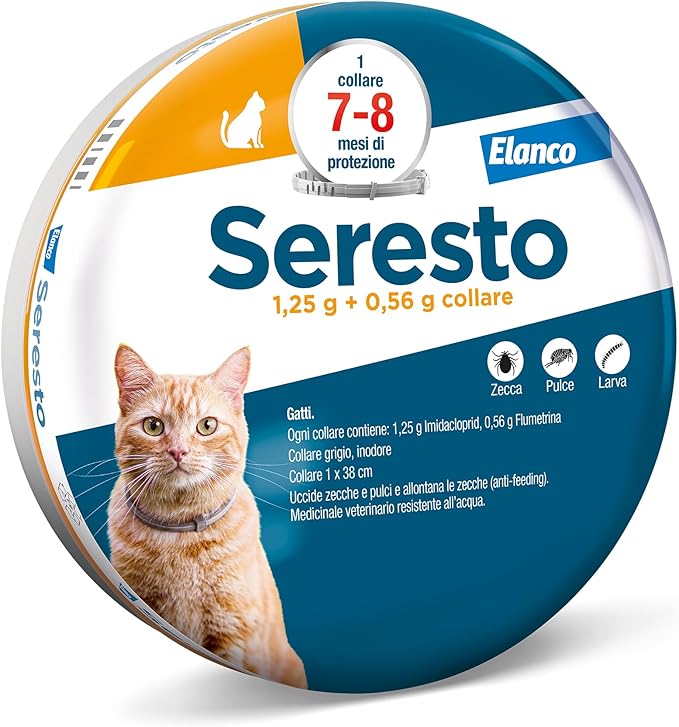 Seresto 38 cm antiparasitic collar for cats