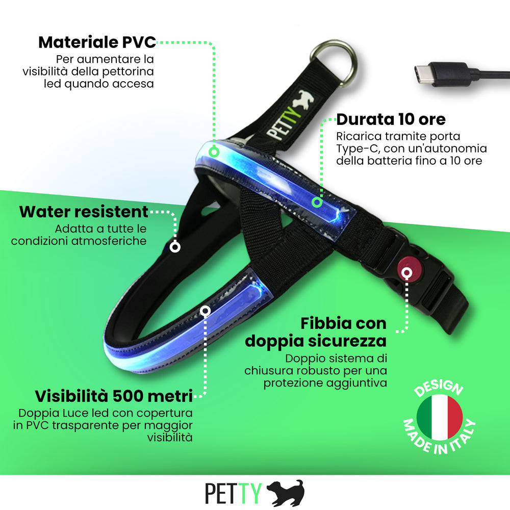 
                      
                        Pettorina N Led
                      
                    
