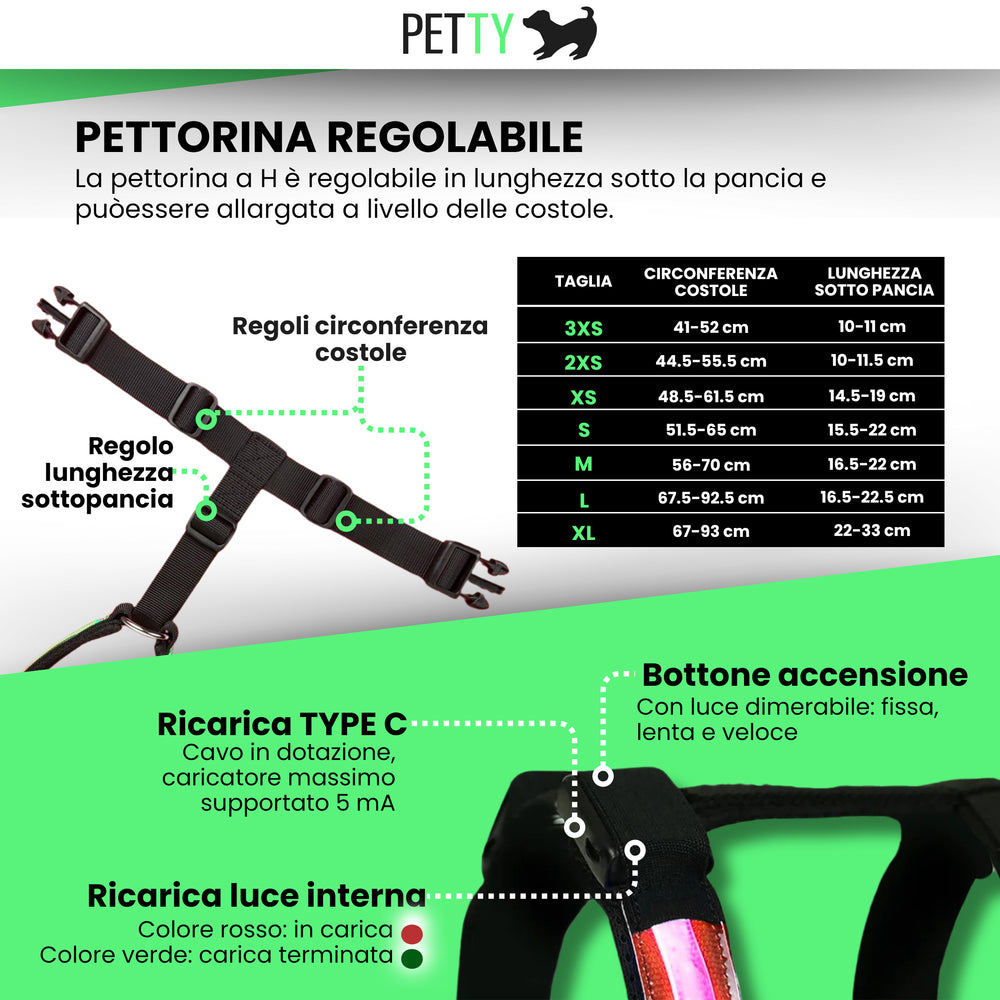 
                      
                        Pettorina H Led
                      
                    