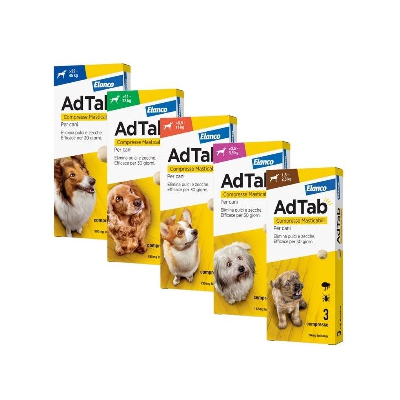 ADTAB CANE 22 - 45 KG 3 COMPRESSE